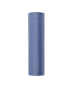 9M rouleau organza bleu misty 16cm