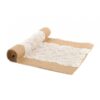 Chemin de table jute et dentelle au centre 3M 28cm