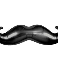 Moustache noire ballon géant mylar