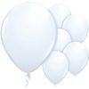 100 ballons latex blanc uni 28cm