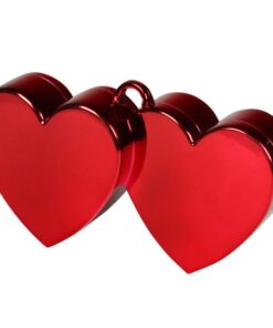 Poids pour ballons double coeur rouge 170gr