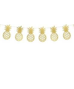 Guirlande ananas dorés tropical 2M
