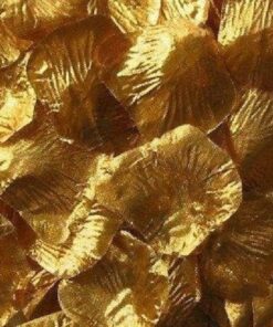 500 pétales de roses dorés métallisés OR gold
