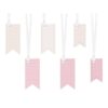 6 Etiquettes Candy Bar Fanion Sweet avec Ruban