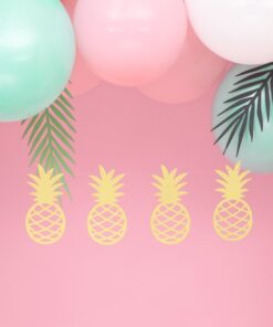 Guirlande ananas dorés tropical 2M