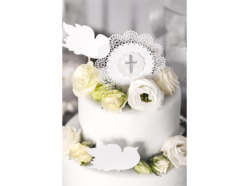 25 confettis croix communion 27mm argent strass 25 confettis croix communion 27mm argent strass