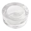 Location photophore rond en verre pour bougie chauffe