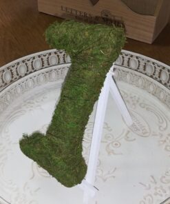 Location numéros de table en mousse verte H15cm