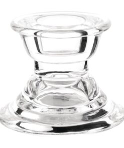 Location bougeoir en verre bougie chauffe plat ou flambeau
