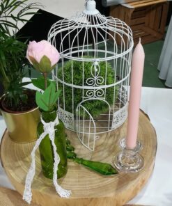 Location bougeoir en verre bougie chauffe plat ou flambeau