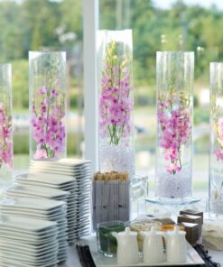 LOCATION vase cylindrique H 70cm D15cm
