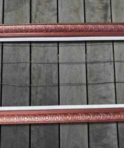 Location cadre rectangulaire rose gold décor mariage cuivré