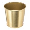 Location pot vase doré zinc laiton H12cm