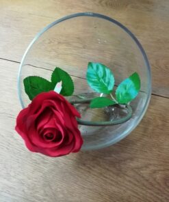 LOCATION vase bonbonnière oblique D15cm H15cm