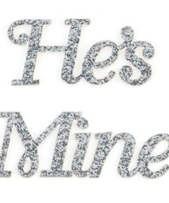 Stickers chaussures mariage "He's mine"