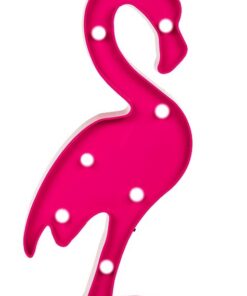 location décoration LED flamant rose tropical