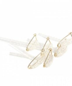 25 support T épingles transparent boutonnières mariage