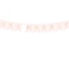 Guirlande "Just Married" rose pastel et gold