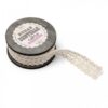 Bobine large dentelle Ivoire 50mm x 5 mètres