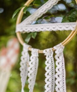 Cercle Armature en bois 30cm attrape rêve DIY
