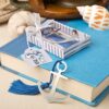 Marque page encre marine cadeau