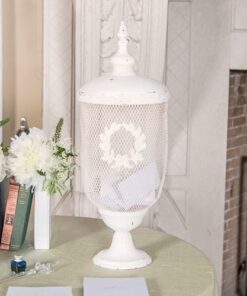 Location urne mariage pot shabby pot bonbonnière
