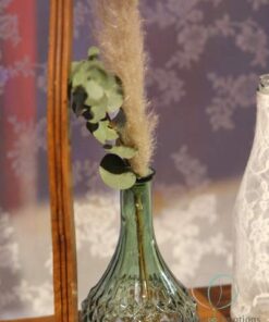 Location carafe vintage en verre VERT vase vintage