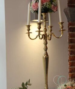 Location Chandelier 5 branches or GOLD H80cm