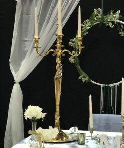 Location Chandelier 5 branches or GOLD H80cm