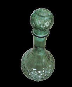 Location carafe vintage en verre VERT vase vintage