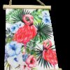 location fanion suspension flamant rose tropical flamingo
