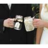 Location 2 mason jar habillage marié mariée