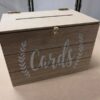Location boite en bois "CARDS" tirelire securisée mariage