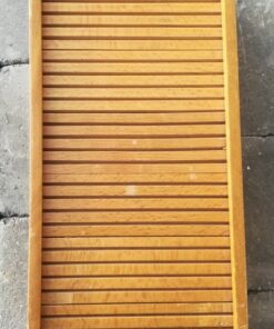 Location ancienne boite a fiches a volet en bois