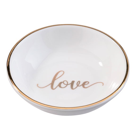 Coupelle alliances mariage "love" de forme ronde Coupelle alliances mariage "love" de forme ronde
