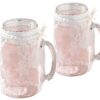 Location bocal vase mason jar avec habillage dentelle