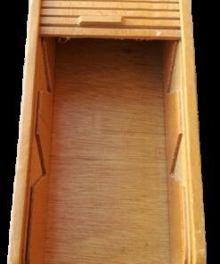 Location ancienne boite a fiches a volet en bois