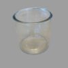 Location vase pot bougeoir en verre transparent