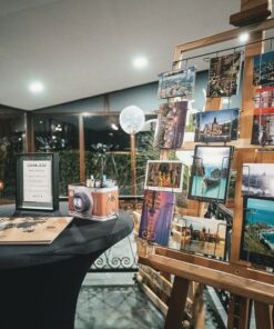 Location présentoir cartes postales plan de table mariage