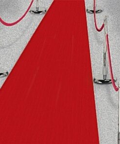 Tapis rouge jetable en intissé 15M L100cm cérémonie Mariage