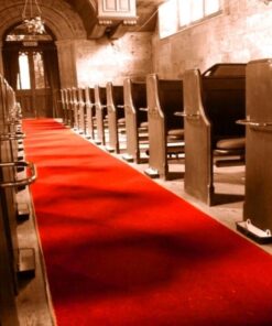 Tapis rouge jetable en intissé 15M L100cm cérémonie Mariage