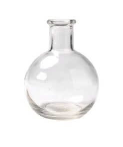 LOCATION vase boule fiole soliflore en verre