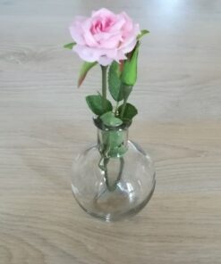 LOCATION vase boule fiole soliflore en verre