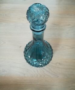 Location carafe vintage bleu vase