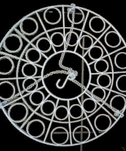 Location lustre couronne suspension métal plafond 70cm