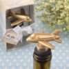 Bouchon bouteille AVION cadeau mariage voyage