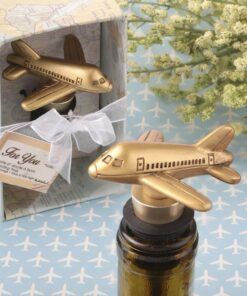 Bouchon bouteille AVION cadeau mariage voyage