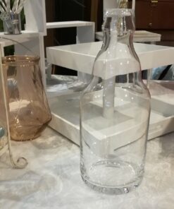 LOCATION grande bouteille vase verre H40cm D14
