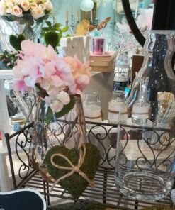 LOCATION grande bouteille vase verre H40cm D14