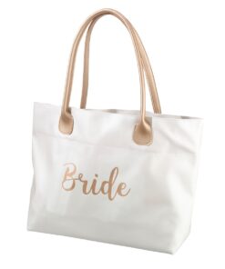 Mariage sac tote bag "bride" future mariée rose gold